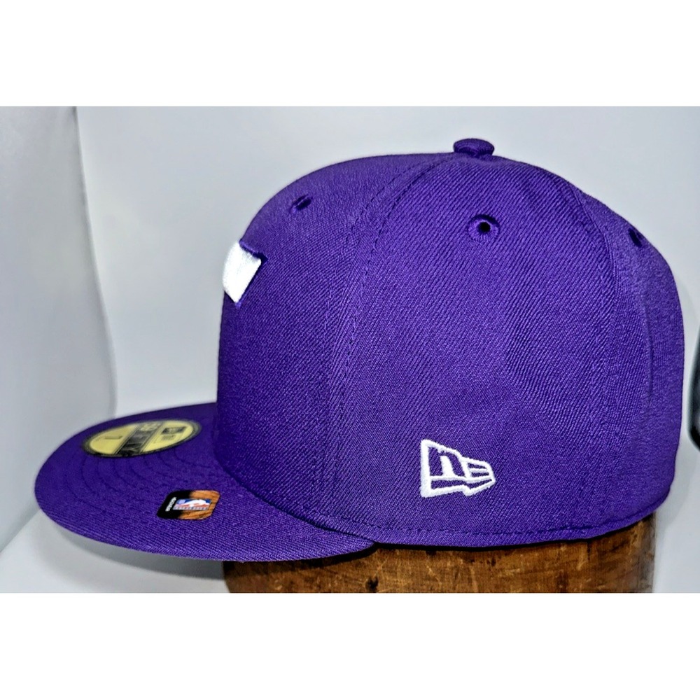 Utah Jazz New Era 2023/24 City Edition Alternate 59FIFTY Fitted Hat-Purple (003) - Picture 4 of 6